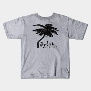 British Virgin Islands Palm Tree Kids T-Shirt